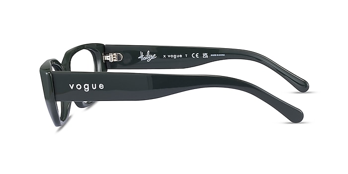 Vogue Eyewear VO5439 Dark Green Acetate Eyeglass Frames from EyeBuyDirect