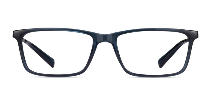 Armani Exchange AX3027 Matte Transparent Blue Eco-friendly Eyeglass Frames from EyeBuyDirect
