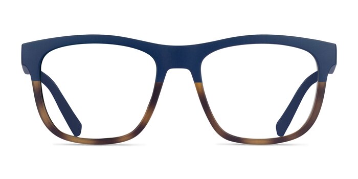 Armani Exchange AX3050 Matte Blue Tortoise Plastic Eyeglass Frames from EyeBuyDirect