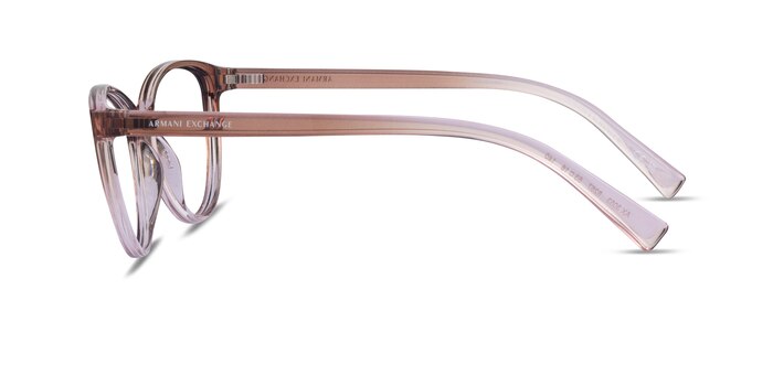 Armani Exchange AX3053 Gradient Transparent Brown Plastic Eyeglass Frames from EyeBuyDirect