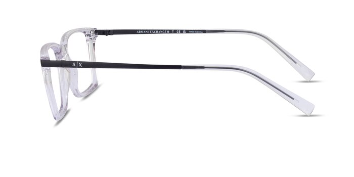 Armani Exchange AX3077 Crystal Clear Plastic Eyeglass Frames from EyeBuyDirect