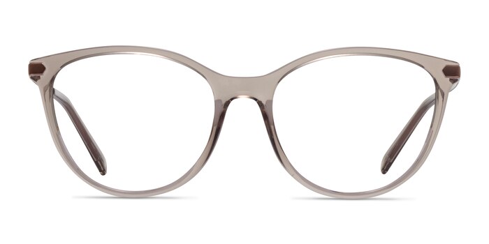 Armani Exchange AX3078 Clear Gray Plastic Eyeglass Frames from EyeBuyDirect
