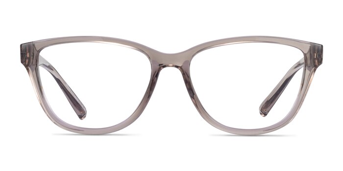 Armani Exchange AX3111U Shiny Transparent Brown Eco-friendly Eyeglass Frames from EyeBuyDirect