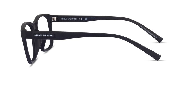 Armani Exchange AX3114F Matte Black Acétate Montures de lunettes de vue d'EyeBuyDirect