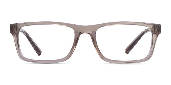 Armani Exchange AX3115 Shiny Transparent Brown Éco-responsable Montures de lunettes de vue d'EyeBuyDirect