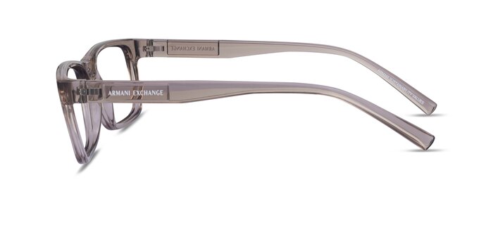 Armani Exchange AX3115 Shiny Transparent Brown Éco-responsable Montures de lunettes de vue d'EyeBuyDirect