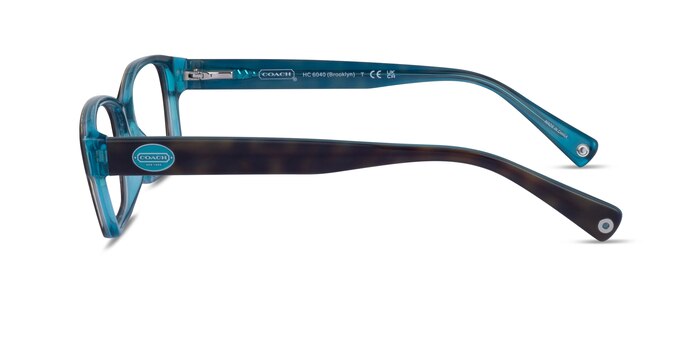 Coach HC6040 Brooklyn Tortoise Green Acetate Eyeglass Frames from EyeBuyDirect