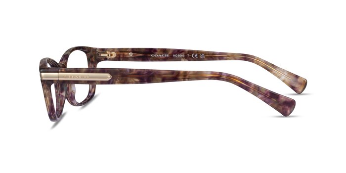 Coach HC6065 Confetti Light Brown Acetate Eyeglass Frames from EyeBuyDirect