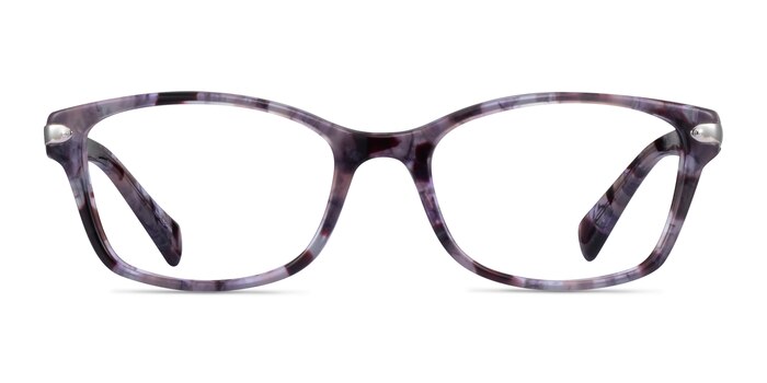 Coach HC6065 Purple Tortoise Acetate Eyeglass Frames from EyeBuyDirect