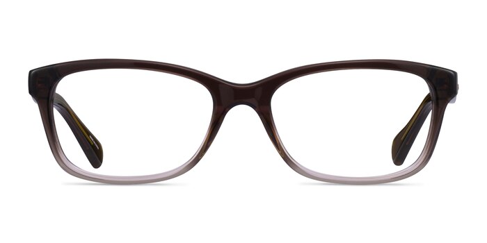 Coach HC6089 Gradient Brown Acetate Eyeglass Frames from EyeBuyDirect