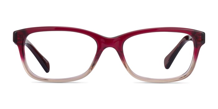 Coach HC6089 Gradient Red Acétate Montures de lunettes de vue d'EyeBuyDirect