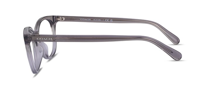 Coach HC6138U Transparent Gray Acétate Montures de lunettes de vue d'EyeBuyDirect