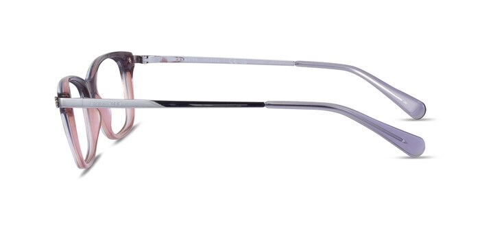 Coach HC6142 Purple Glitter Gradient Acetate Eyeglass Frames from EyeBuyDirect