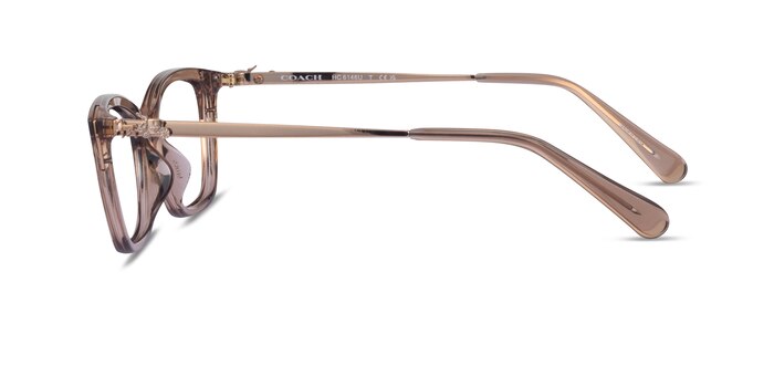 Coach HC6146U Transparent Brown Plastic Eyeglass Frames from EyeBuyDirect