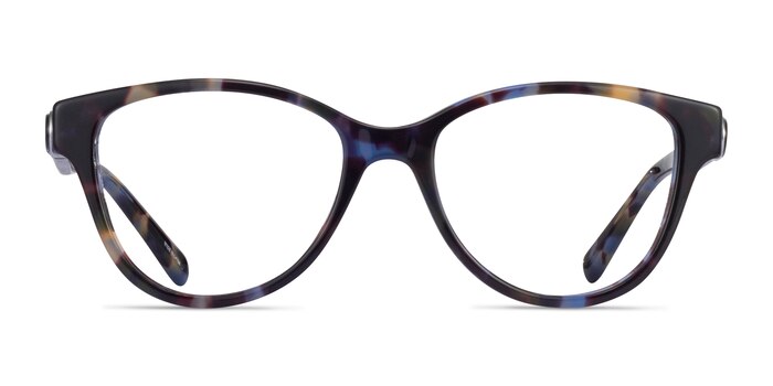 Coach HC6153 Blue Tortoise Acetate Eyeglass Frames from EyeBuyDirect