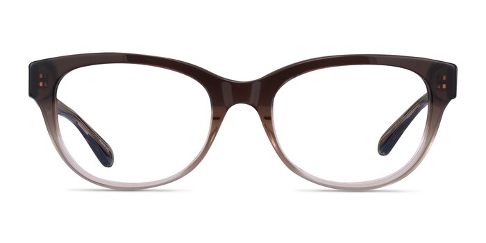 Coach HC6187 Transparent Brown Gradient Acetate Eyeglass Frames from EyeBuyDirect