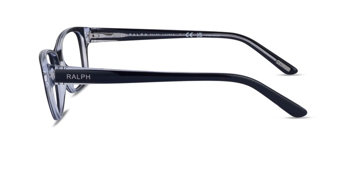 Ralph RA7020 Shiny Black Acétate Montures de lunettes de vue d'EyeBuyDirect