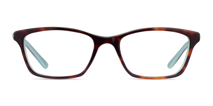 Ralph RA7044 Tortoise Blue Acetate Eyeglass Frames from EyeBuyDirect