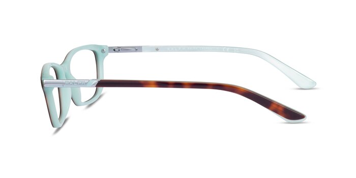 Ralph RA7044 Tortoise Blue Acetate Eyeglass Frames from EyeBuyDirect