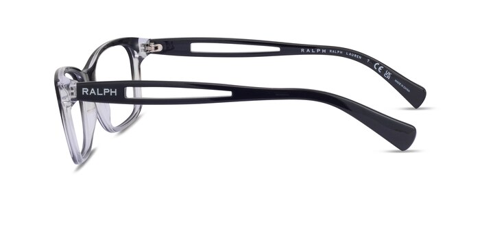 Ralph RA7069 Shiny Gradient Black Acétate Montures de lunettes de vue d'EyeBuyDirect