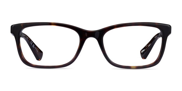 Ralph RA7069 Shiny Dark Tortoise Acetate Eyeglass Frames from EyeBuyDirect
