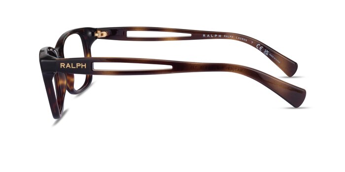 Ralph RA7069 Shiny Dark Tortoise Acetate Eyeglass Frames from EyeBuyDirect