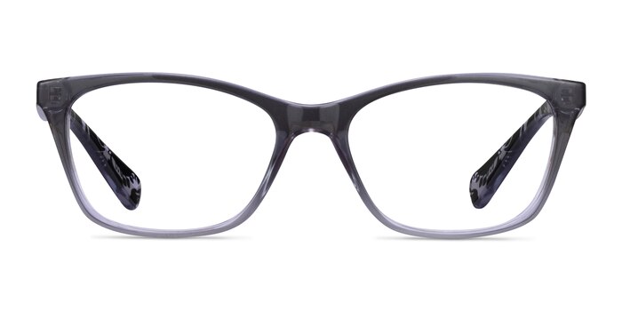 Ralph RA7071 Shiny Gradient Gray Plastic Eyeglass Frames from EyeBuyDirect