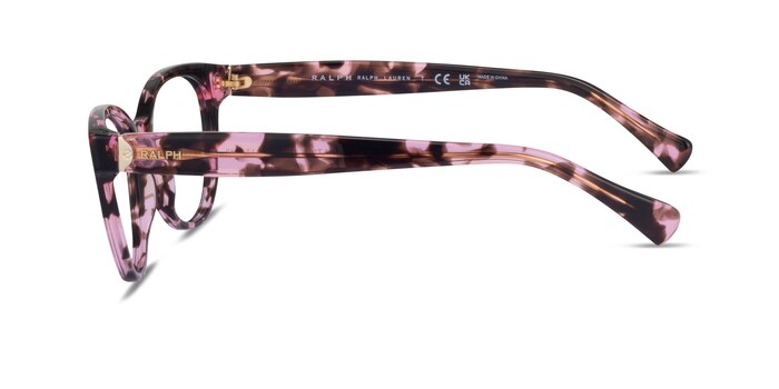 Ralph RA7103 Shiny Purple Tortoise Acétate Montures de lunettes de vue d'EyeBuyDirect
