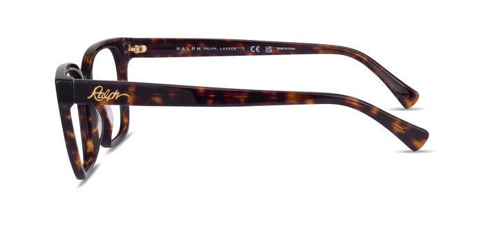 Ralph RA7158U Shiny Dark Tortoise Acetate Eyeglass Frames from EyeBuyDirect