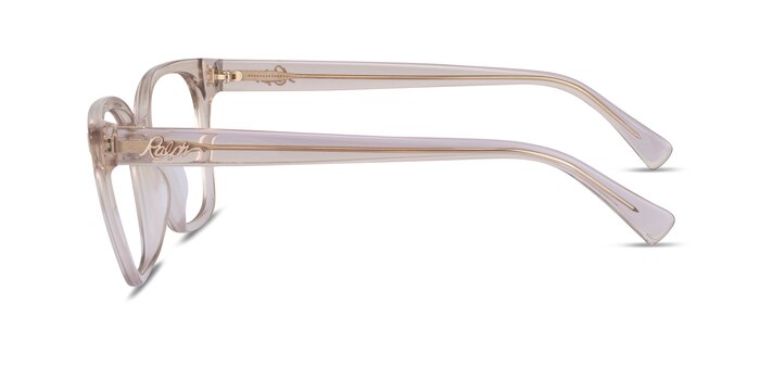 Ralph RA7158U Clear Brown Acetate Eyeglass Frames from EyeBuyDirect