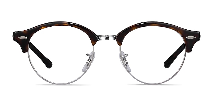 Ray-Ban RB4246V Clubround Tortoise Acetate-metal Eyeglass Frames from EyeBuyDirect