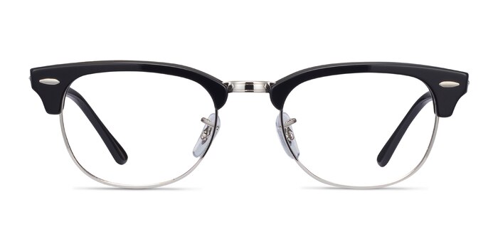Ray-Ban RB5154 Clubmaster Noir Acetate-metal Montures de lunettes de vue d'EyeBuyDirect