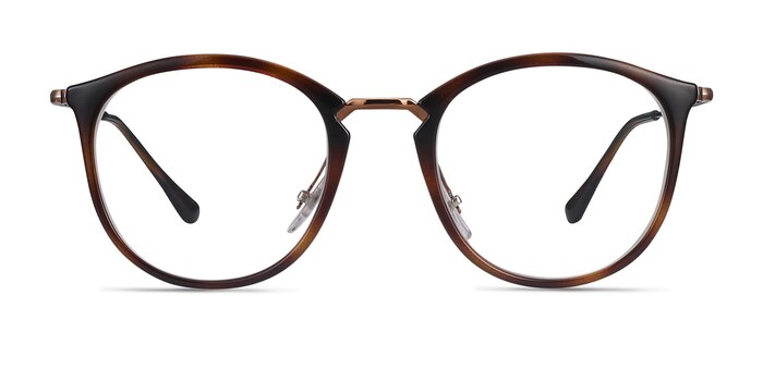 Ray-Ban RB7140 Tortoise Bronze Plastic-metal Montures de lunettes de vue d'EyeBuyDirect