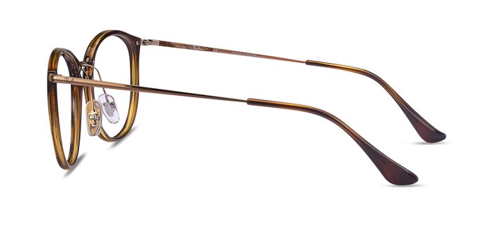 Ray-Ban RB7140 Tortoise Plastic-metal Eyeglass Frames from EyeBuyDirect