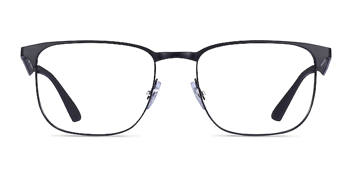 Ray-Ban RB6363 Matte Black Metal Eyeglass Frames from EyeBuyDirect