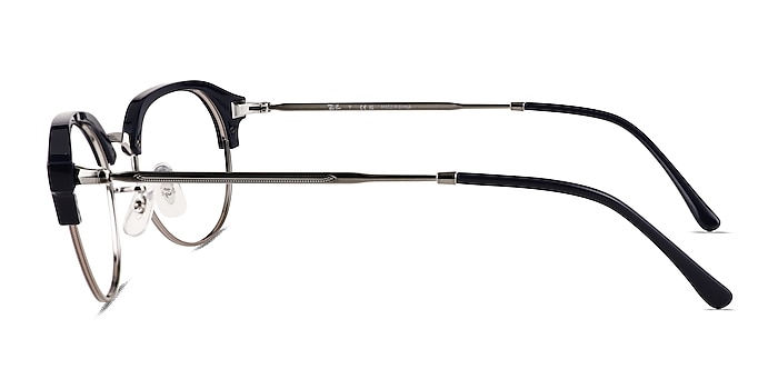Ray-Ban RB7229 Dark Blue Metal Eyeglass Frames from EyeBuyDirect
