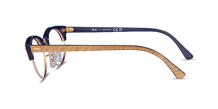 Ray-Ban RB3946V Shiny Gold Acétate Montures de lunettes de vue d'EyeBuyDirect