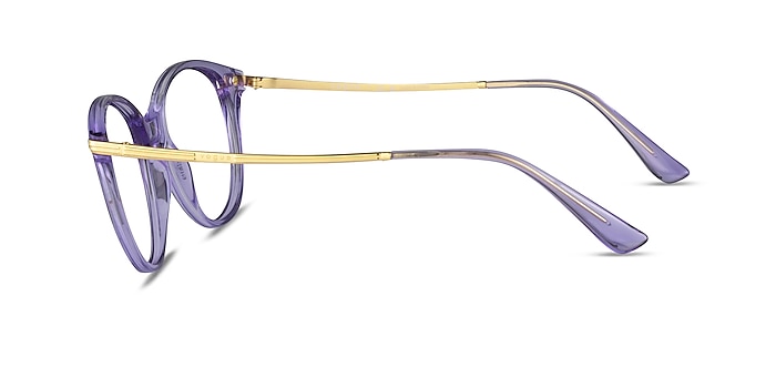 Vogue Eyewear VO5423 Transparent Violet Metal Eyeglass Frames from EyeBuyDirect
