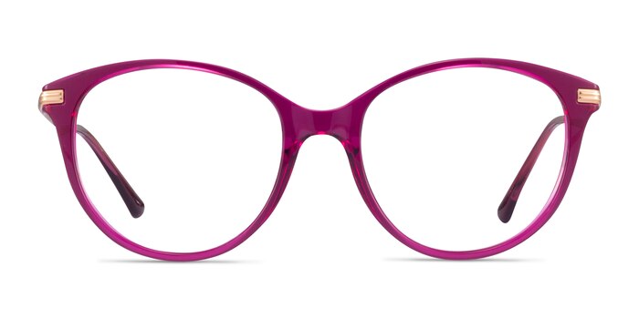 Vogue Eyewear VO5423 Clear Purple Metal Eyeglass Frames from EyeBuyDirect