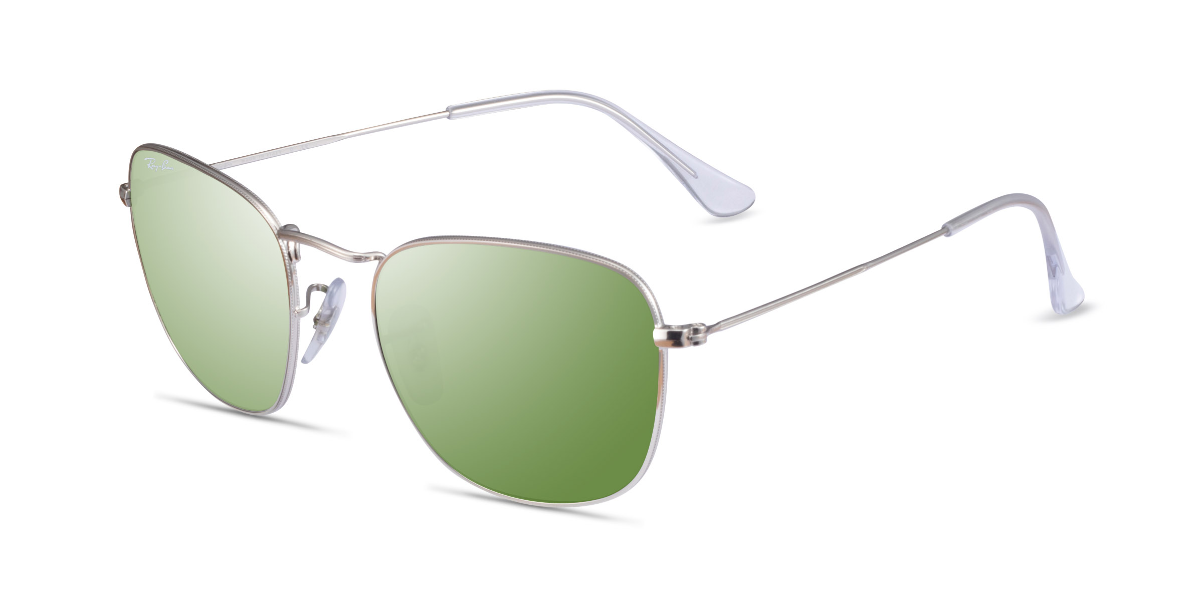 Ray-Ban RB3857 Frank - Square Silver Frame Prescription Sunglasses