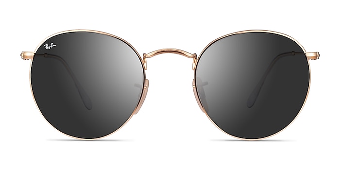 Ray-Ban RB3447 Round Arista Metal Sunglass Frames from EyeBuyDirect