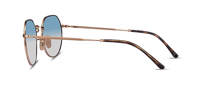 Ray-Ban RB3565 Jack Gold Metal Sunglass Frames from EyeBuyDirect