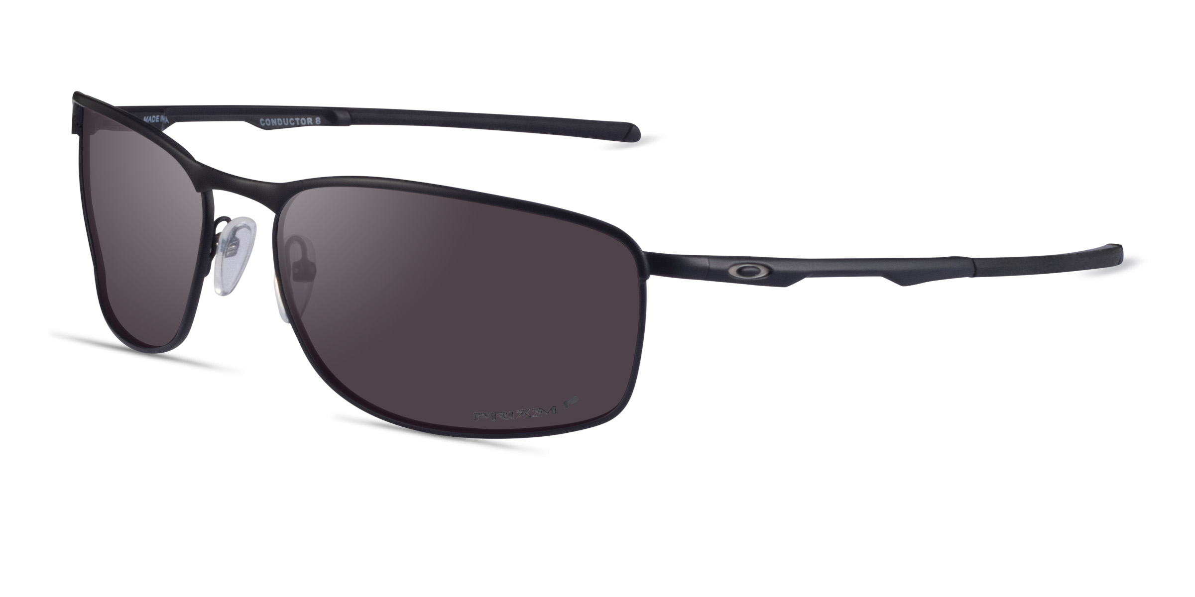 Oakley Conductor 8 - Rectangle Black Frame Sunglasses For Men ...