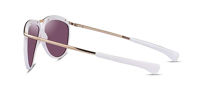 Ray-Ban RB2219 White Metal Sunglass Frames from EyeBuyDirect
