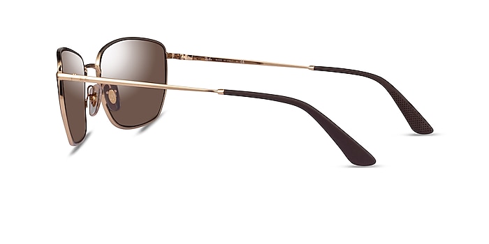 Ray-Ban RB3653 Gold Metal Sunglass Frames from EyeBuyDirect