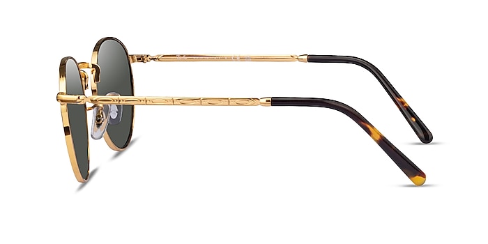 Ray-Ban RB3637 New Round Legend Gold Metal Sunglass Frames from EyeBuyDirect