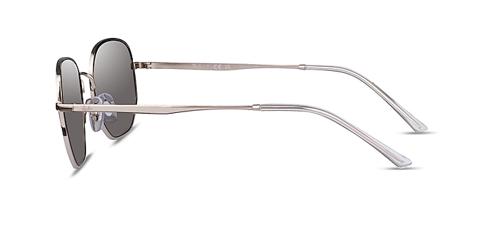 Ray-Ban RB3682 Silver Metal Sunglass Frames from EyeBuyDirect