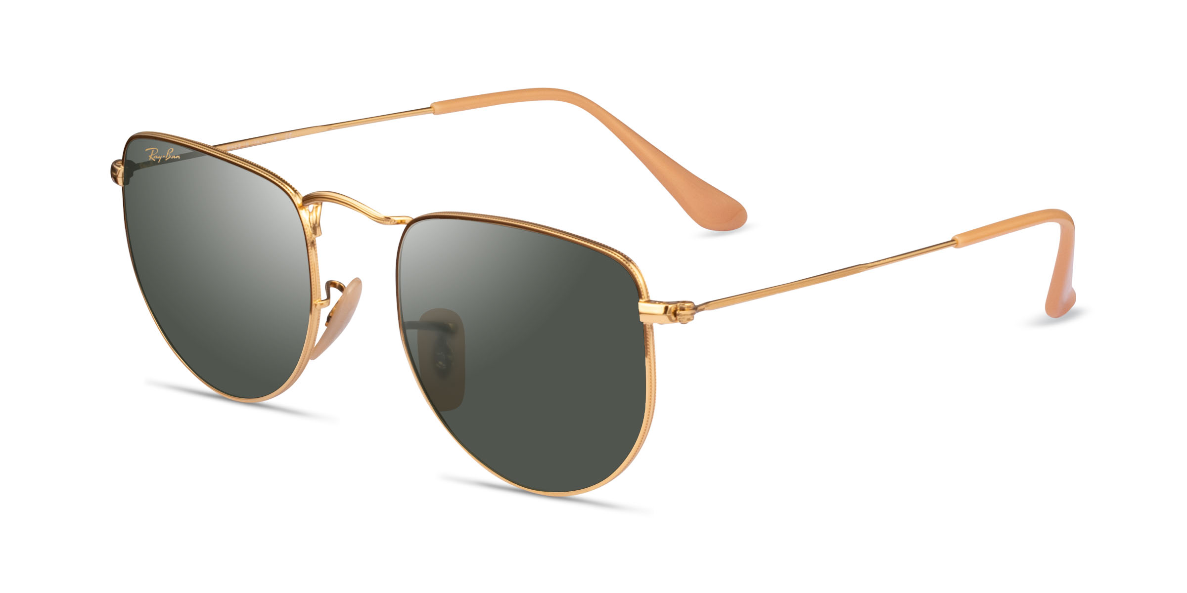 RayBan RB3958 Elon Geometric Legend Gold Frame Prescription