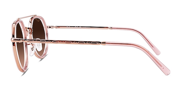 Ray-Ban RB3765 Copper Clear Pink Metal Sunglass Frames from EyeBuyDirect
