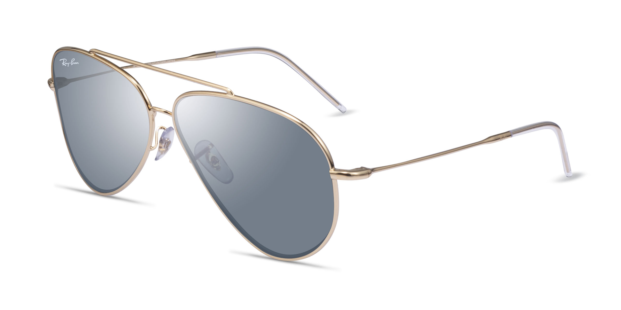 Ray-Ban RBR0101S - Aviator Gold Frame Prescription Sunglasses ...